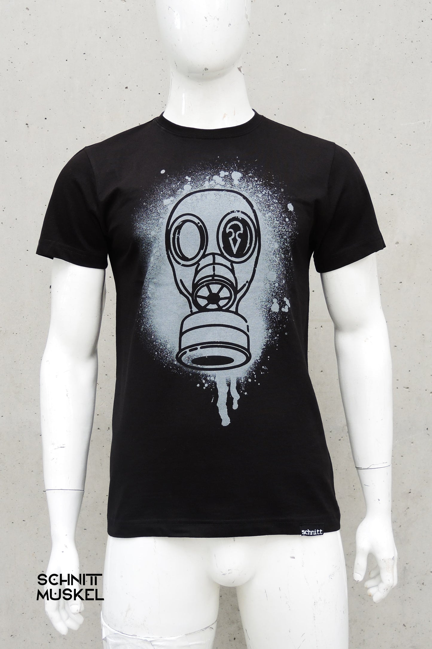 Gasmaskenshirt, T-Shirt Gasmaske, T-Shirt mit Gasmaske, gasmaskshirt, gasmask, gasmaskfetish