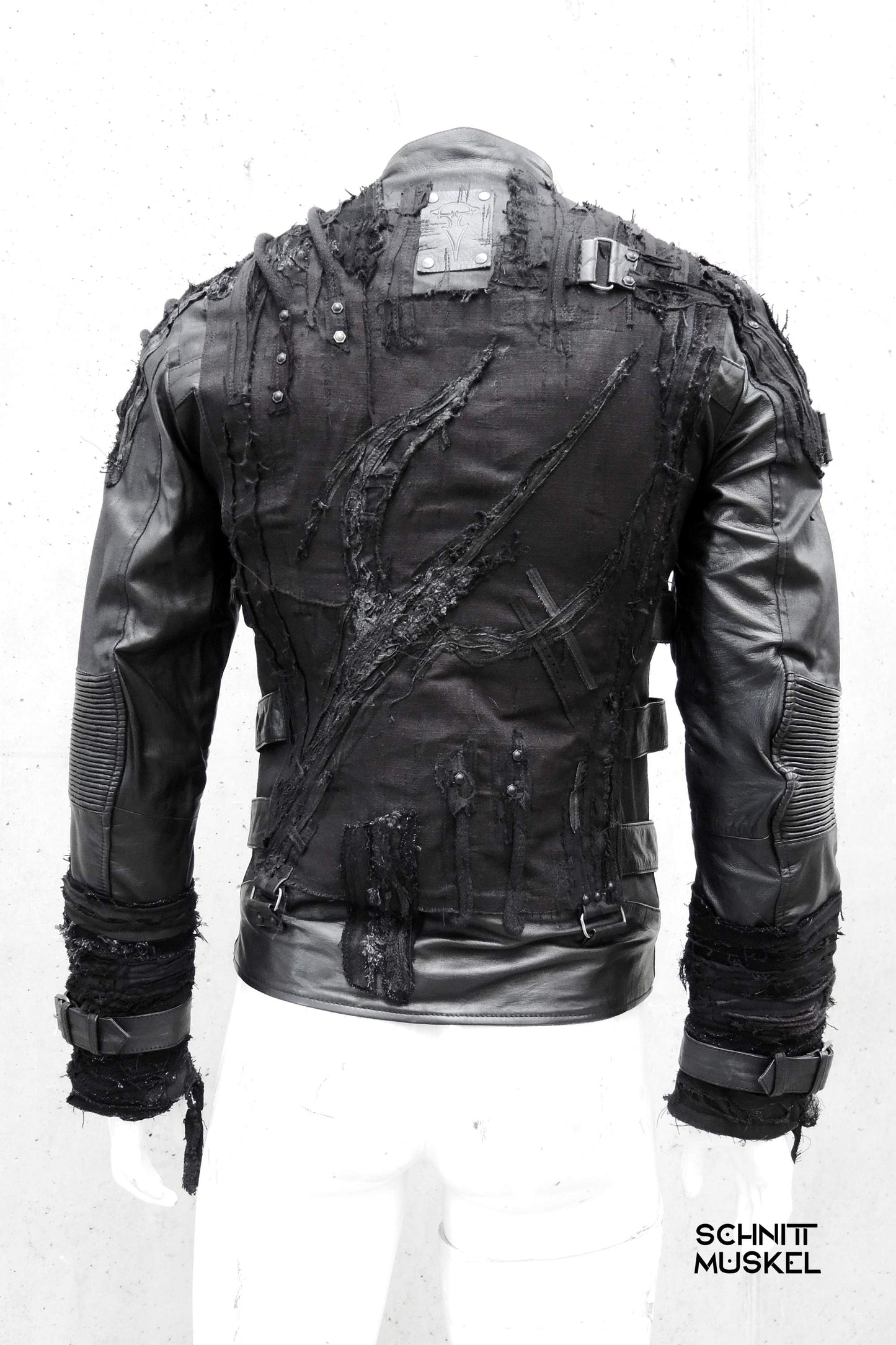 Unikatjacke, Bikerjacke, Gothicjacke, Custom Lederjacke, darkwear, Stageclothing, Bandoutfit