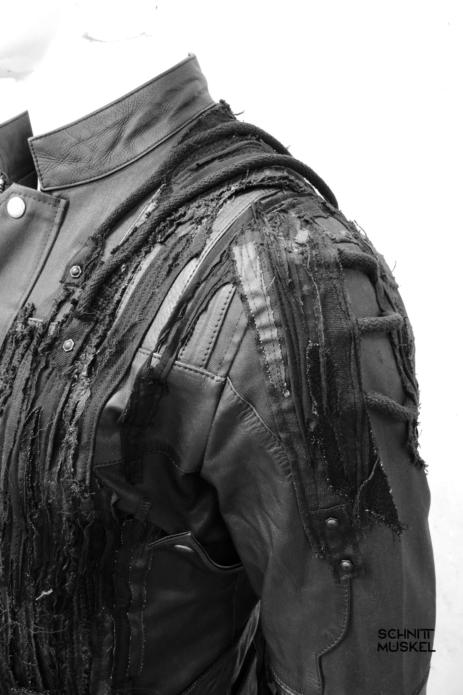 Unikatjacke, Bikerjacke, Gothicjacke, Custom Lederjacke, darkwear, Stageclothing, Bandoutfit