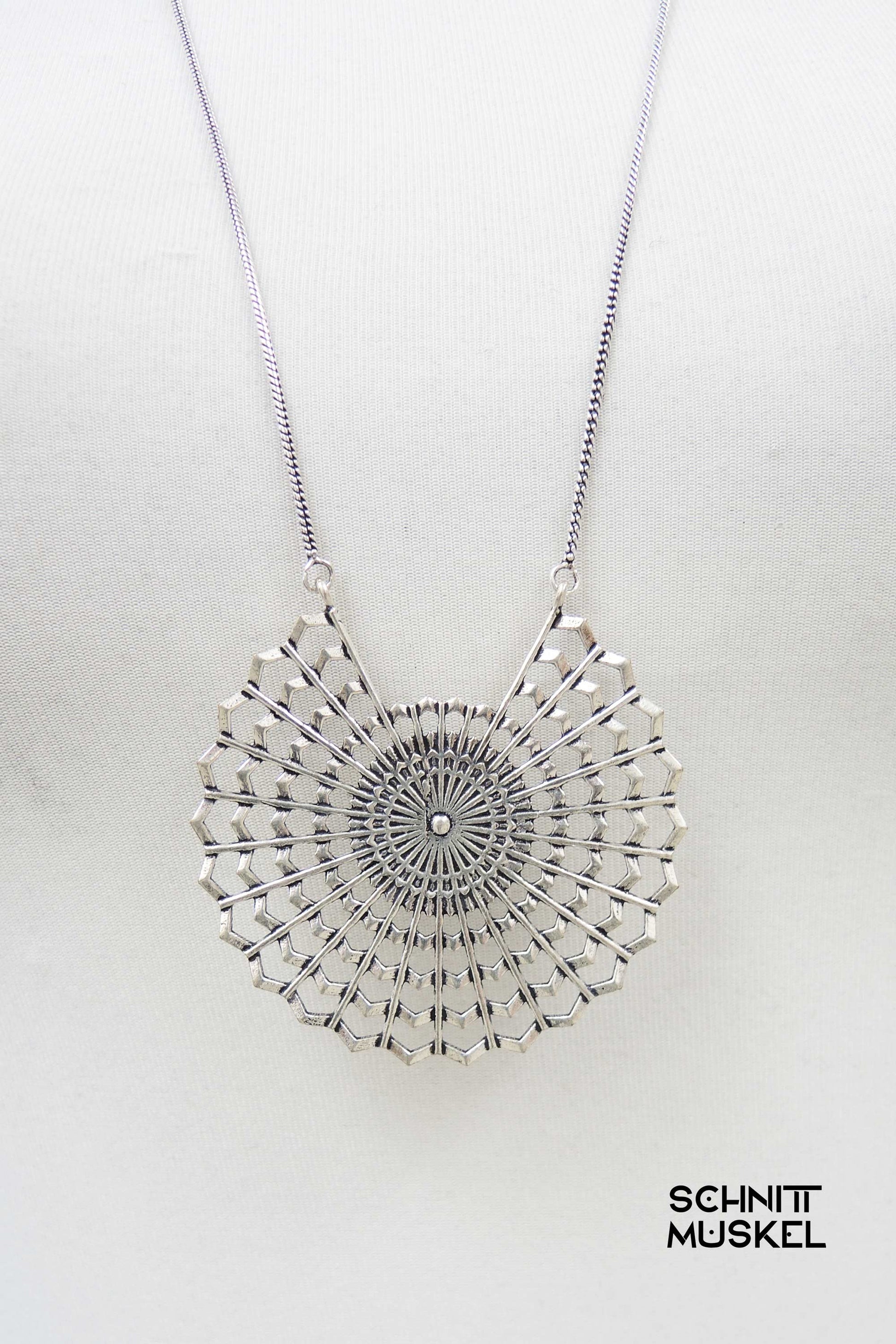 Mandala Anhänger, Mandala Kette, Mandala Halsschmuck